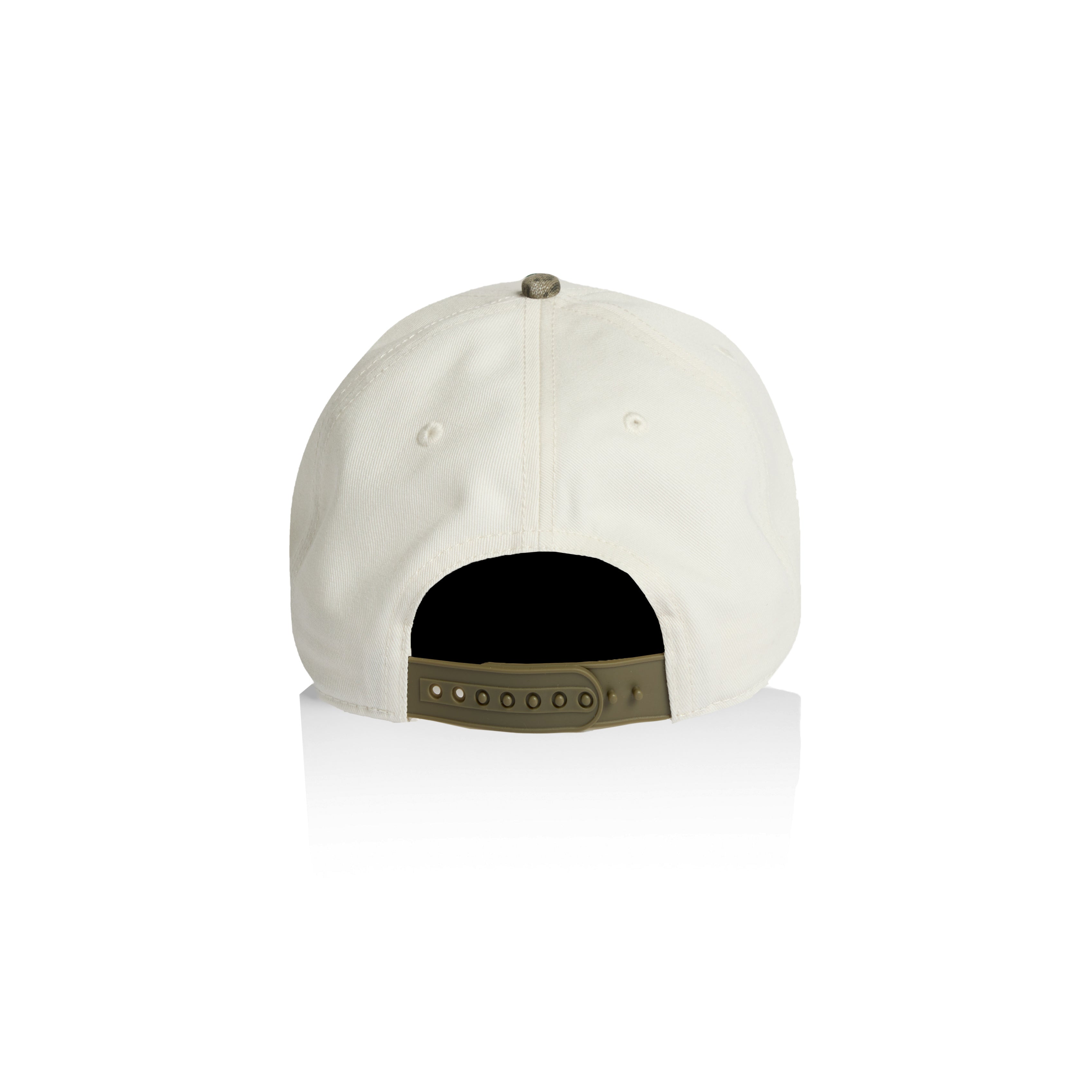 1165C_Frame_Two Tone_Camo_Cap_Natural_Tree_Camo_Back - Custom Printed - Print Blanc