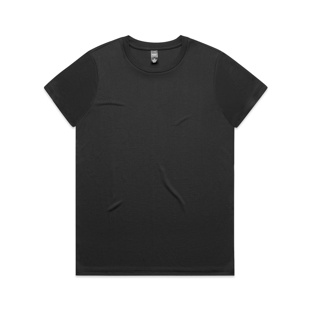 4001A_Maple_Active_Tee_Black - Custom Printed - Print Blanc