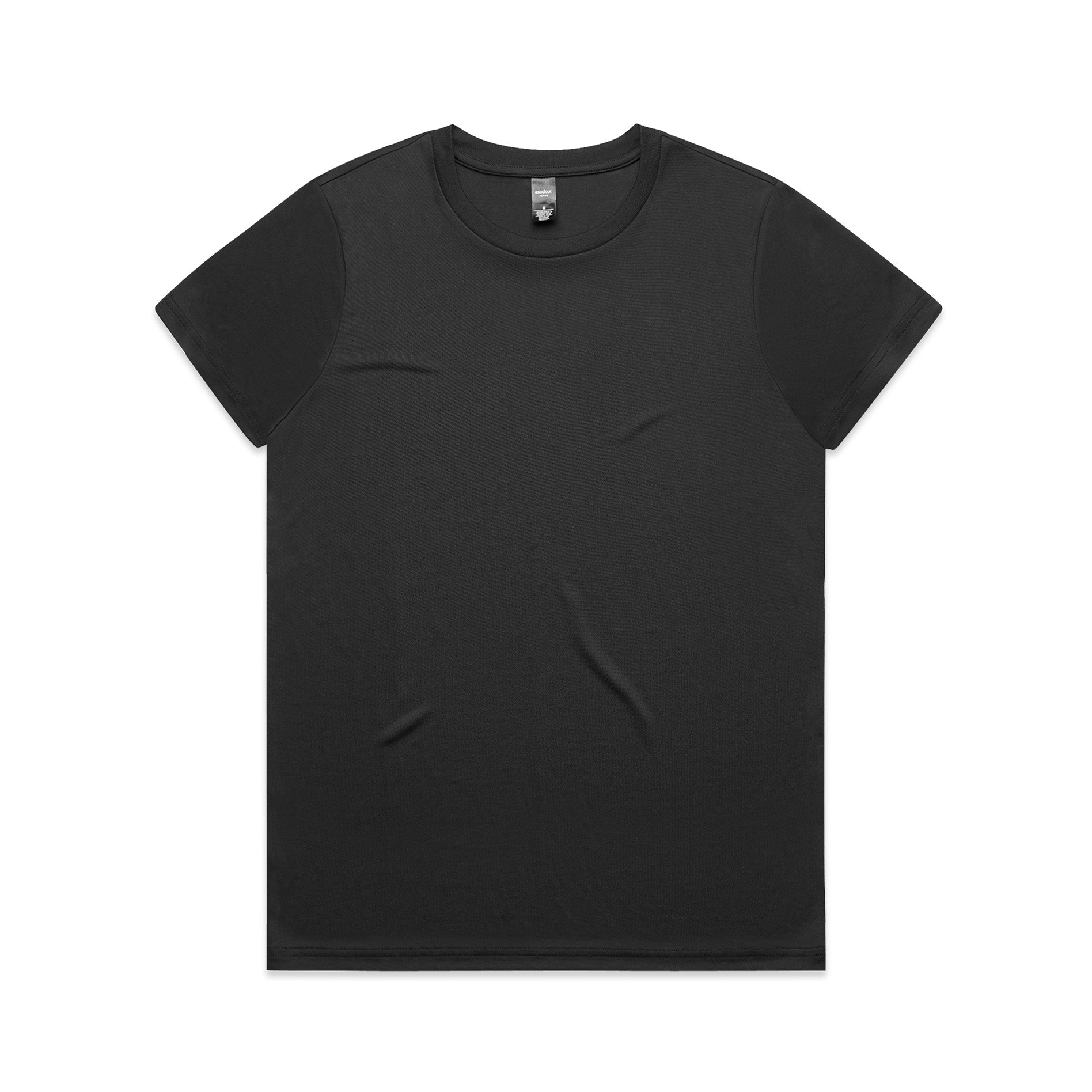 4001A_Maple_Active_Tee_Black - Custom Printed - Print Blanc