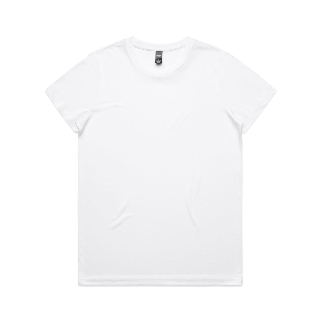 4001A_Maple_Active_Tee_White - Custom Printed - Print Blanc