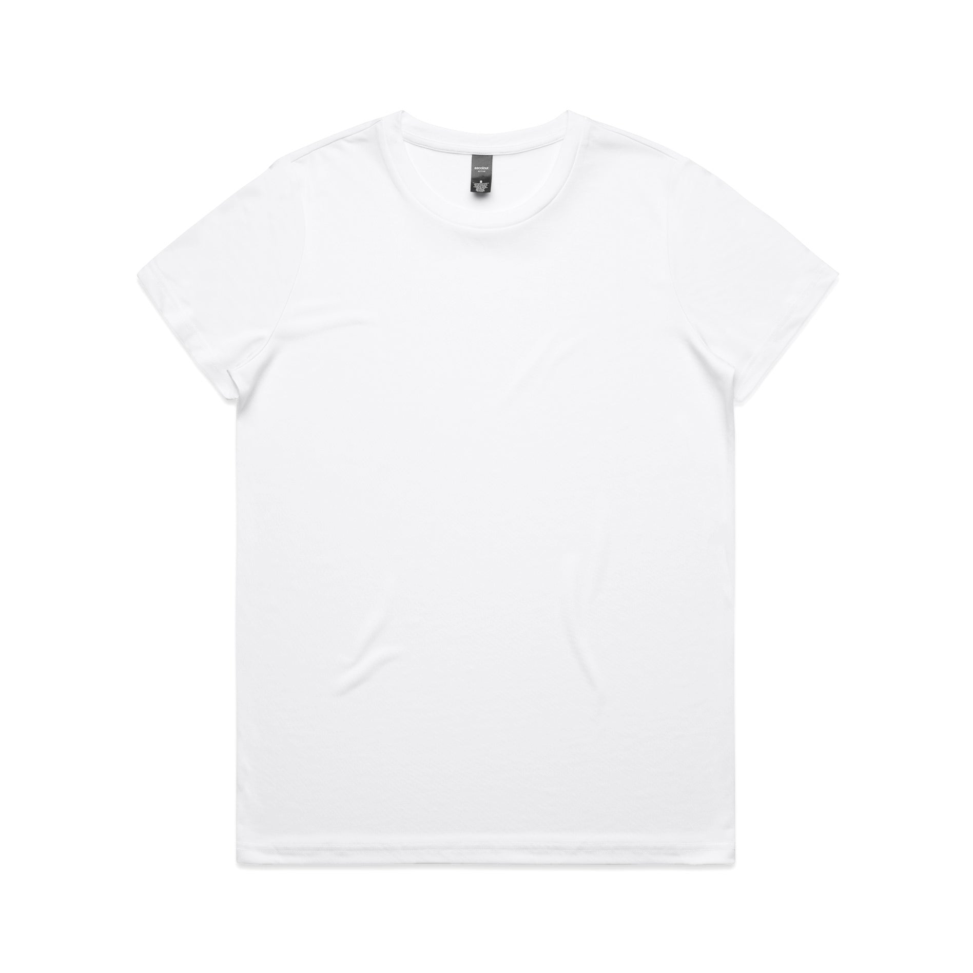 4001A_Maple_Active_Tee_White - Custom Printed - Print Blanc