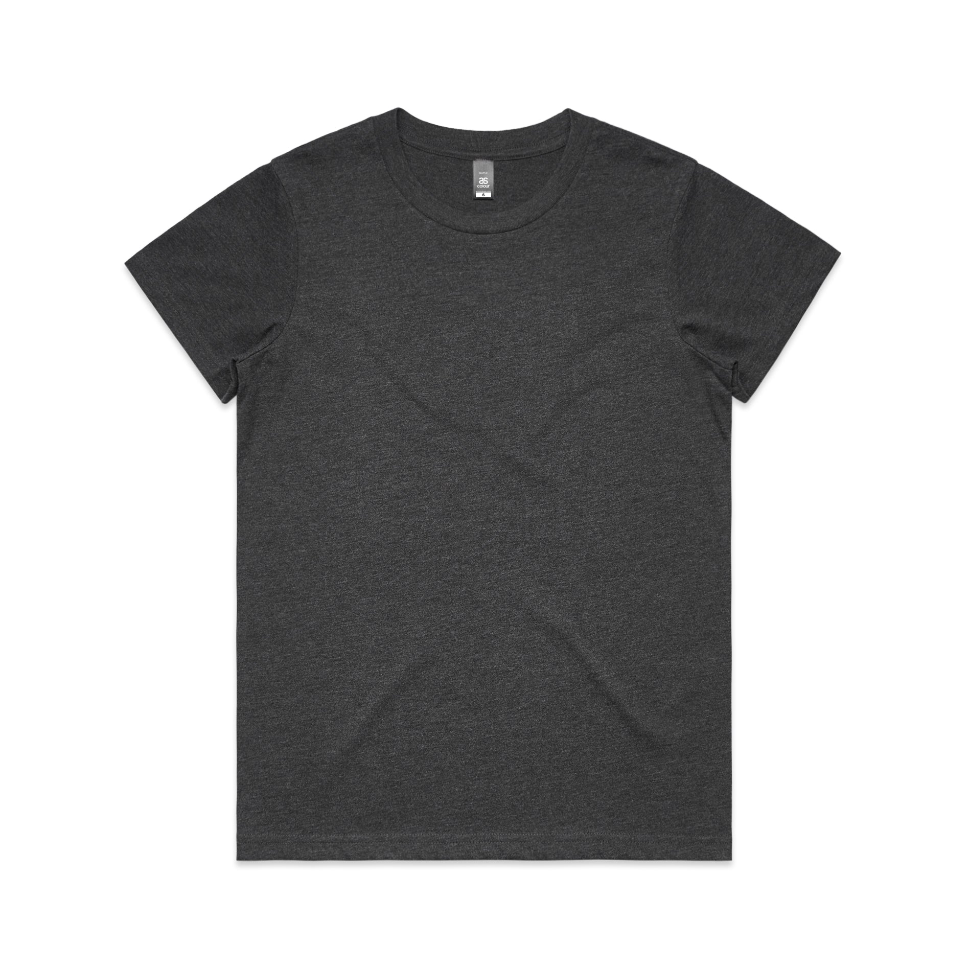 4001M_Maple_Marle_Tee_Asphalt_Marle - Custom Printed - Print Blanc