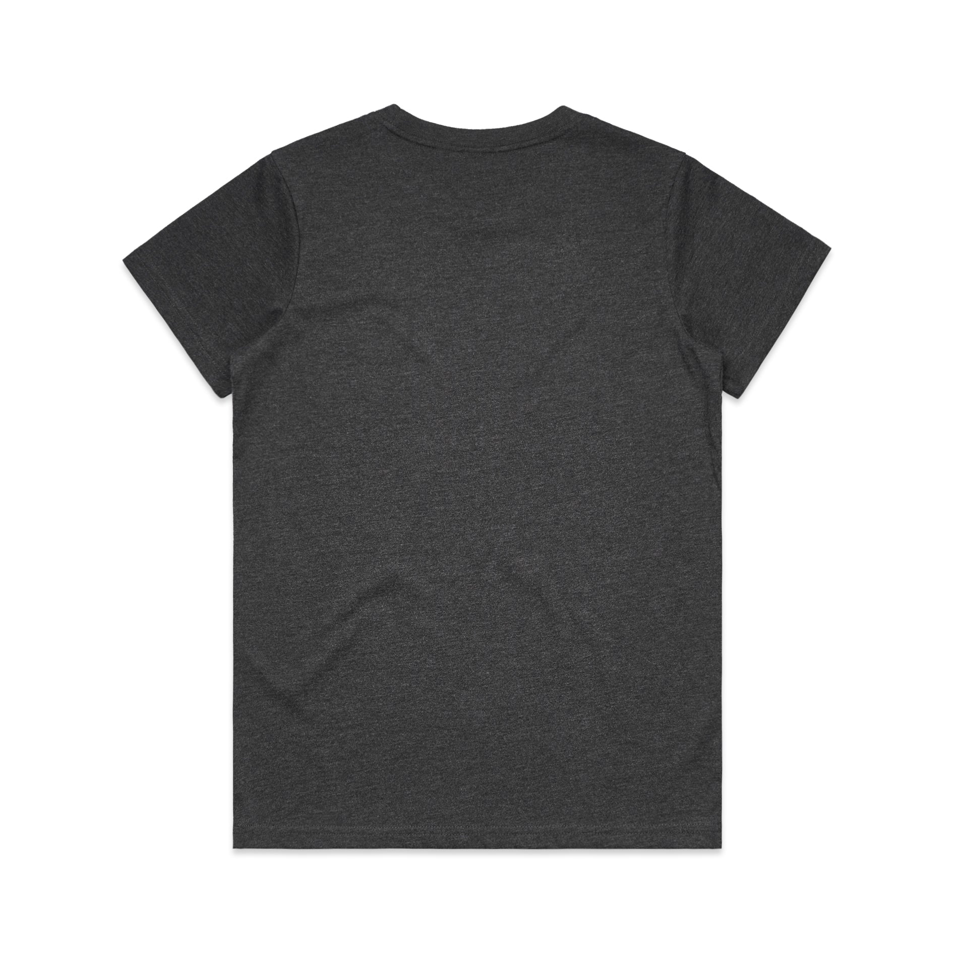 4001M_Maple_Marle_Tee_Asphalt_Marle_Back - Custom Printed - Print Blanc
