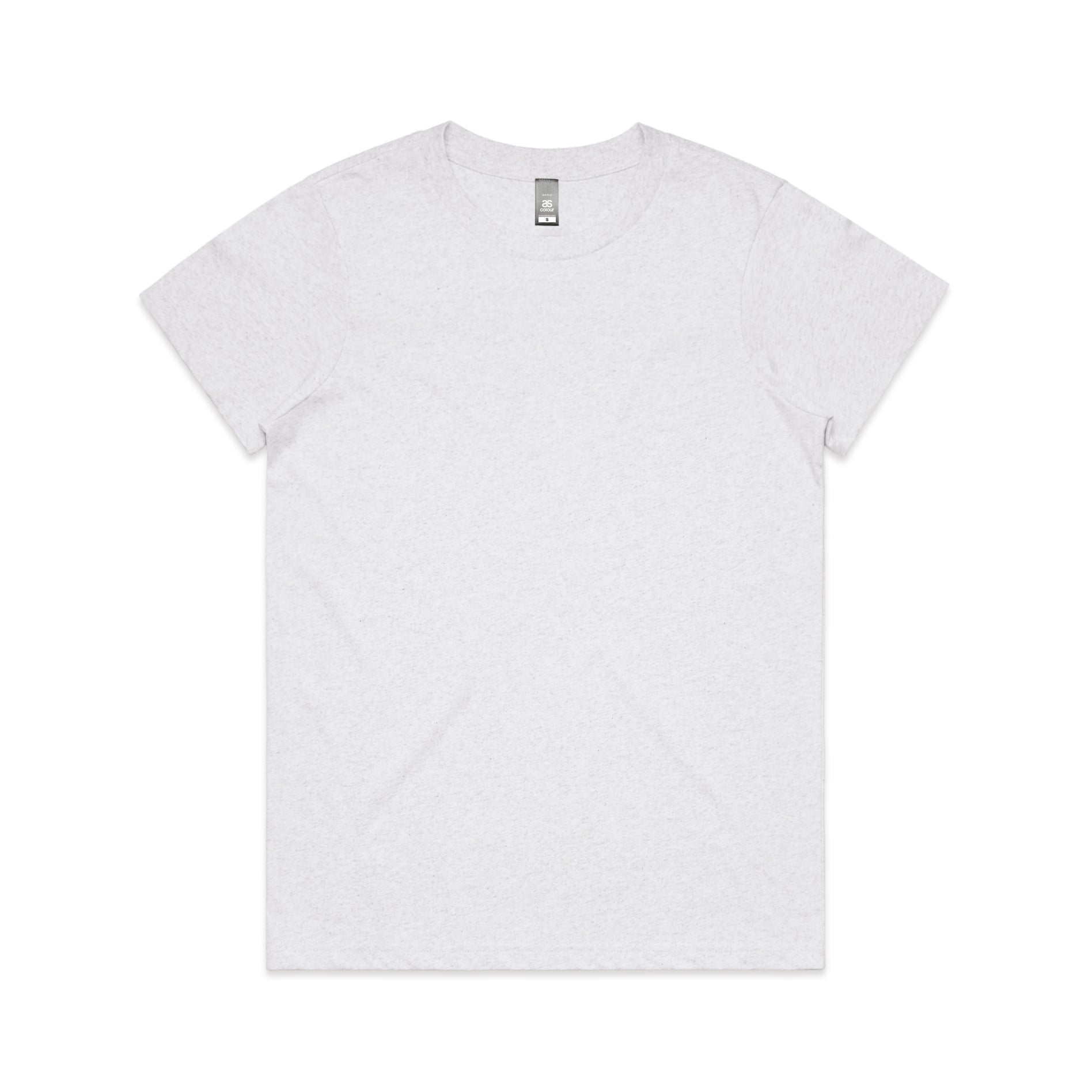 4001M_Maple_Marle_Tee_White_Marle - Custom Printed - Print Blanc