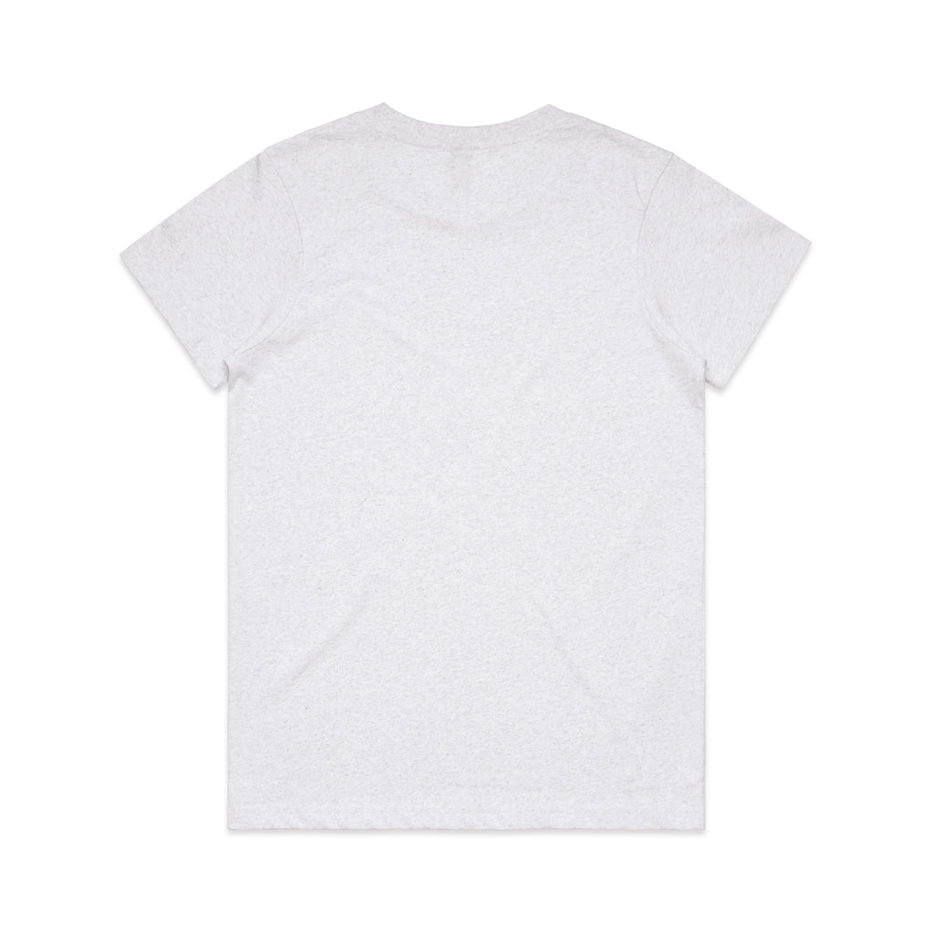 4001M_Maple_Marle_Tee_White_Marle_Back - Custom Printed - Print Blanc