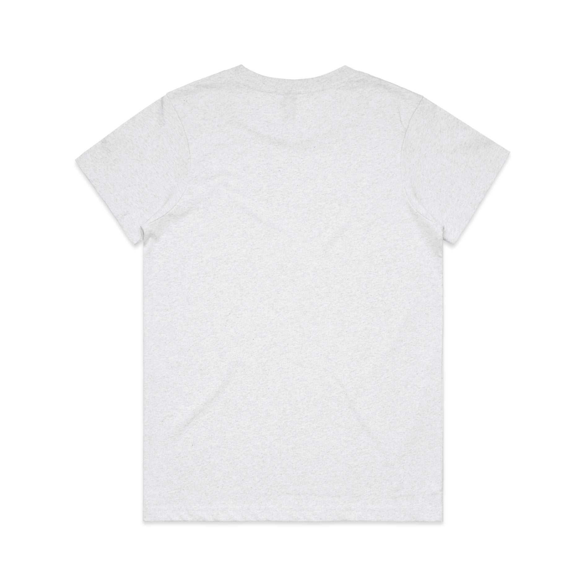 4001M_Maple_Marle_Tee_White_Marle_Back - Custom Printed - Print Blanc