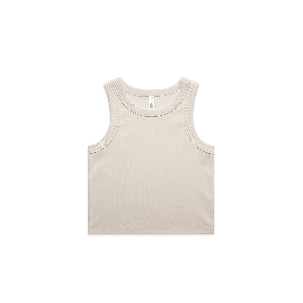 AS Colour Wo's Organic Rib Crop Tank 4064G