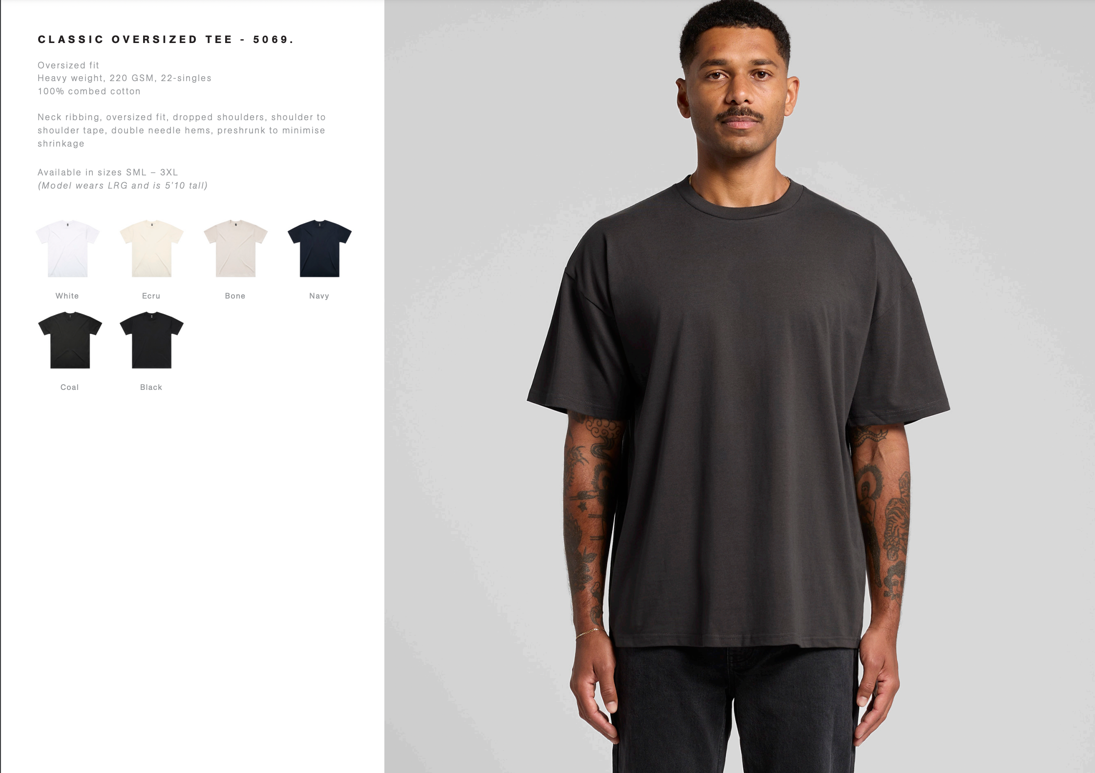 AS Colour Classic Oversized Tee 5069