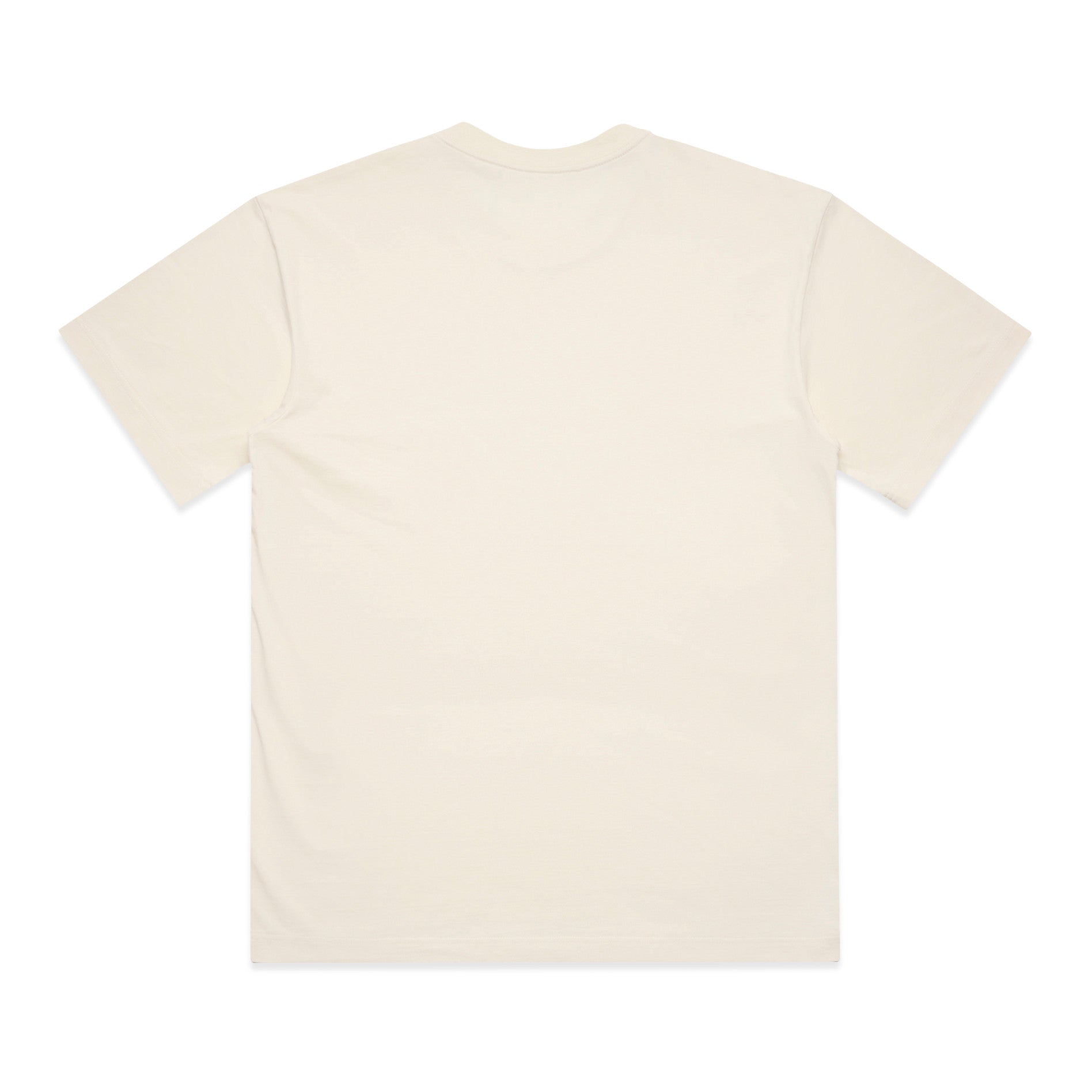 AS Colour Box Tee 5030 - Ecru Back - Custom Printed - Print Blanc