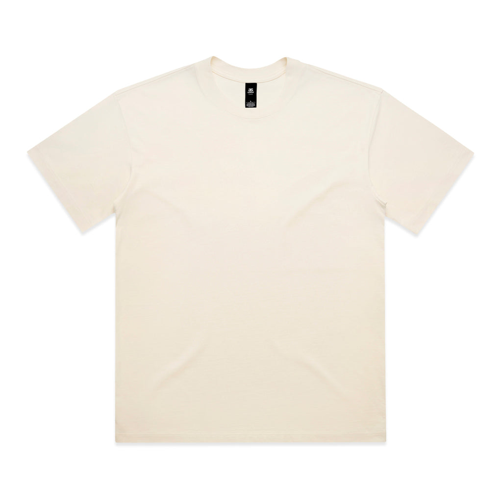 AS Colour Box Tee 5030 - Ecru Front - Custom Printed - Print Blanc