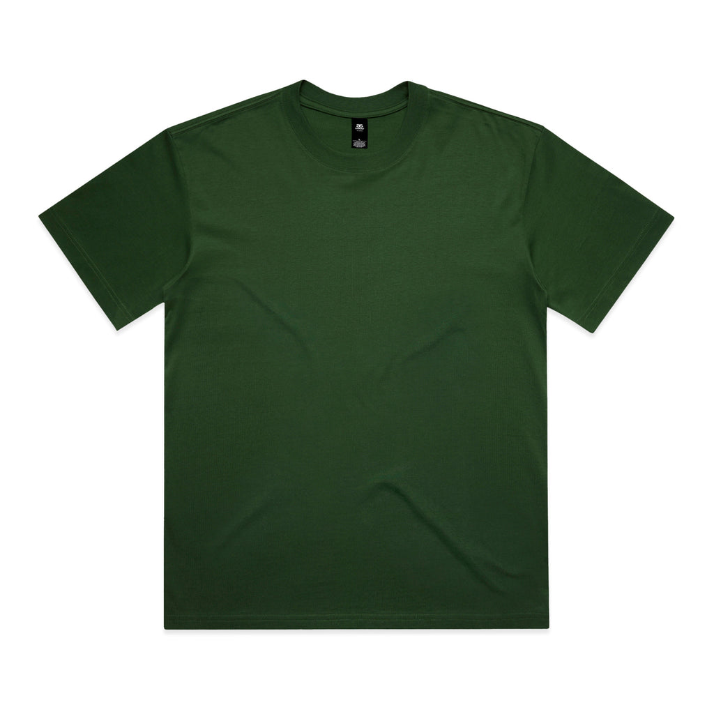 AS Colour Box Tee 5030 - Forest Green Front - Custom Printed - Print Blanc