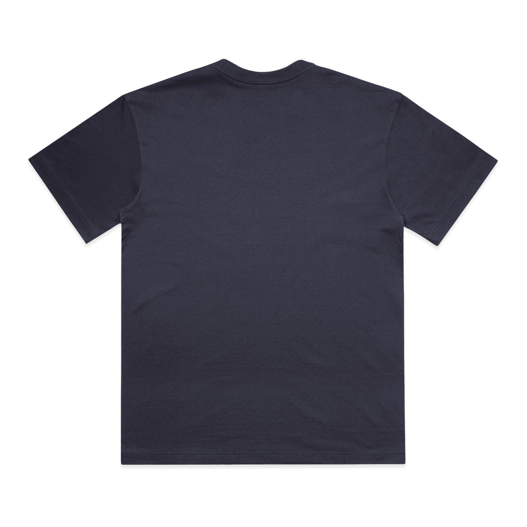 AS Colour Box Tee 5030 - Ink Blue Back - Custom Printed - Print Blanc