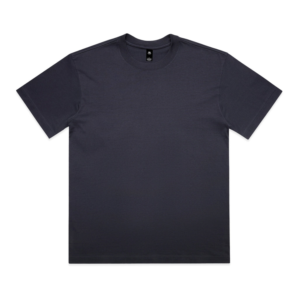 AS Colour Box Tee 5030 - Ink Blue Front - Custom Printed - Print Blanc
