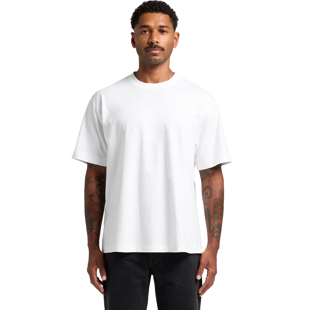 AS Colour Box Tee 5030 - Main Front - Custom Printed - Print Blanc