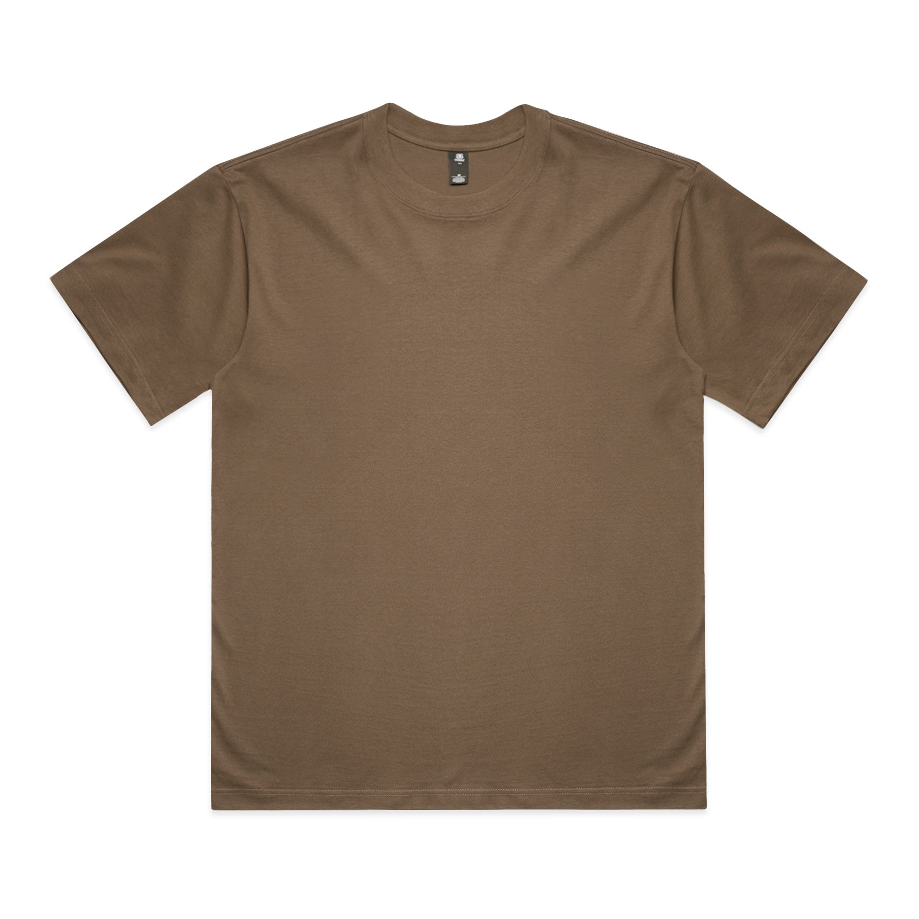 AS Colour Box Tee 5030 - Walnut Front - Custom Printed - Print Blanc