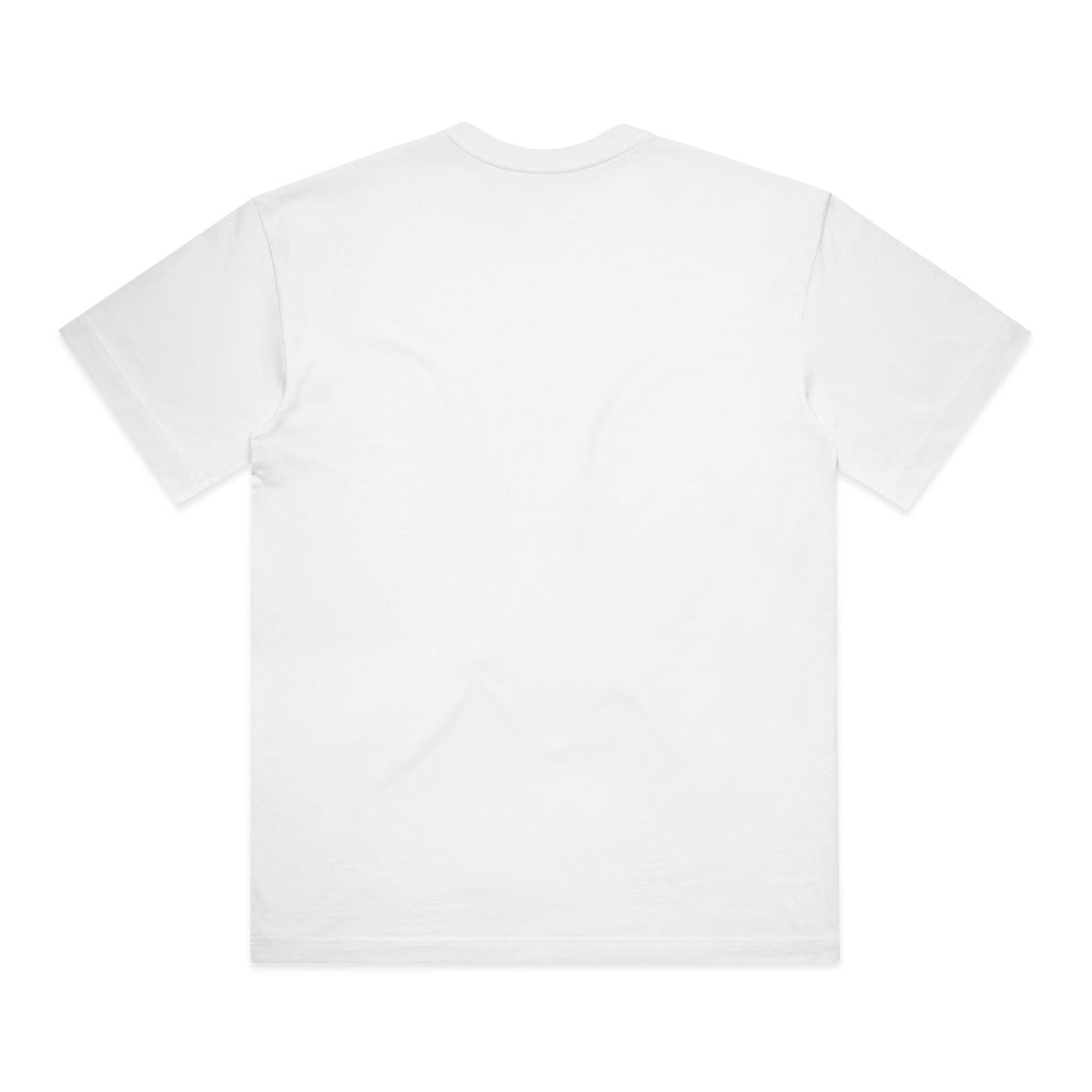 AS Colour Box Tee 5030 - White Back - Custom Printed - Print Blanc