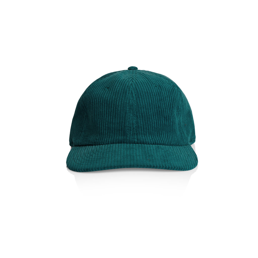 Ascolour Class Cord Cap 1152 Class Cord Cap Atlantic Front - Custom Printed - Print Blanc