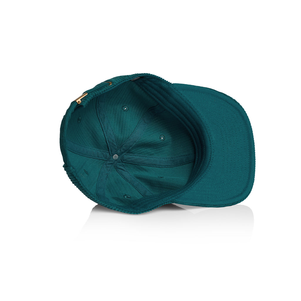 Ascolour Class Cord Cap 1152 Class Cord Cap Atlantic Inside Side - Custom Printed - Print Blanc