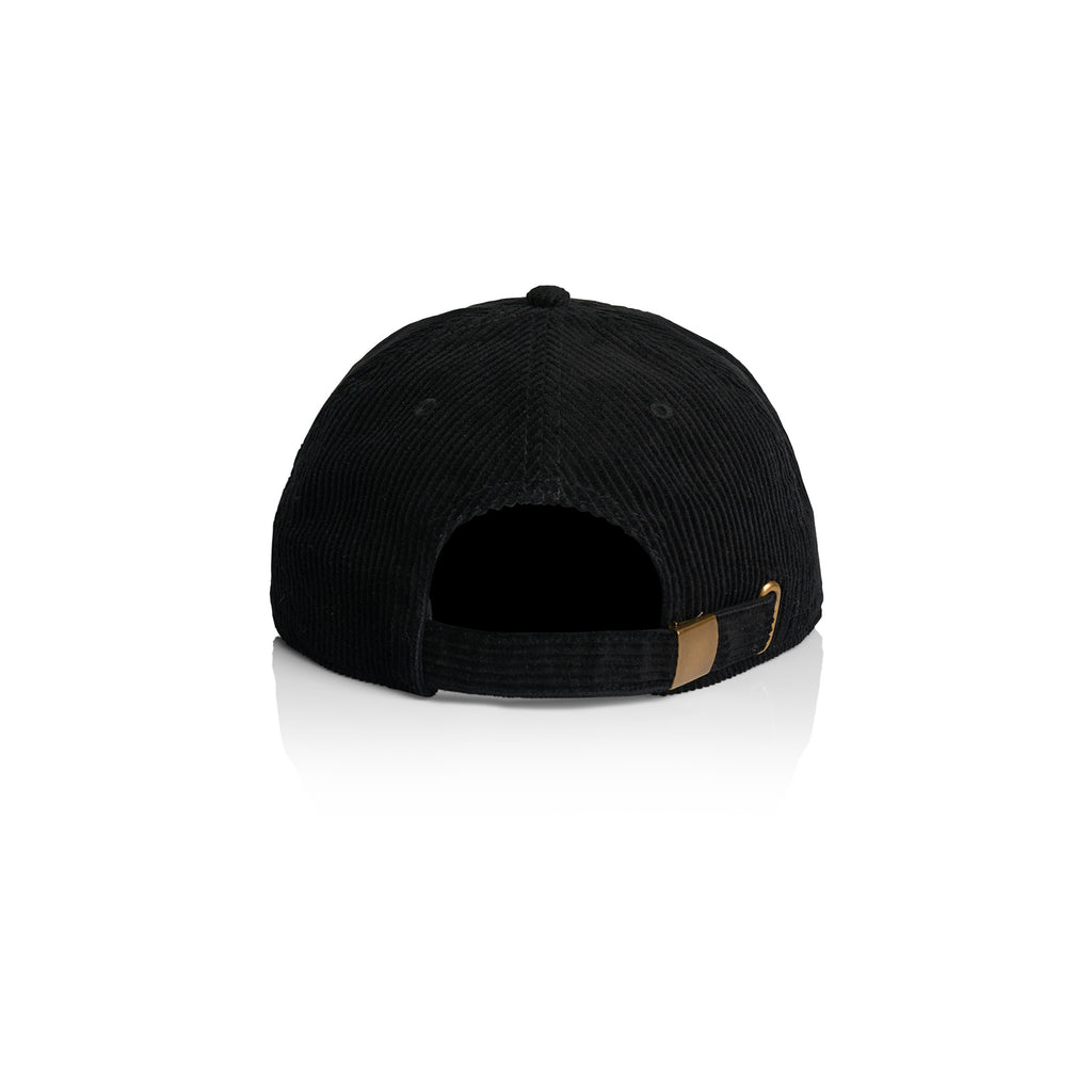 Ascolour Class Cord Cap 1152 Class Cord Cap Black Back - Custom Printed - Print Blanc