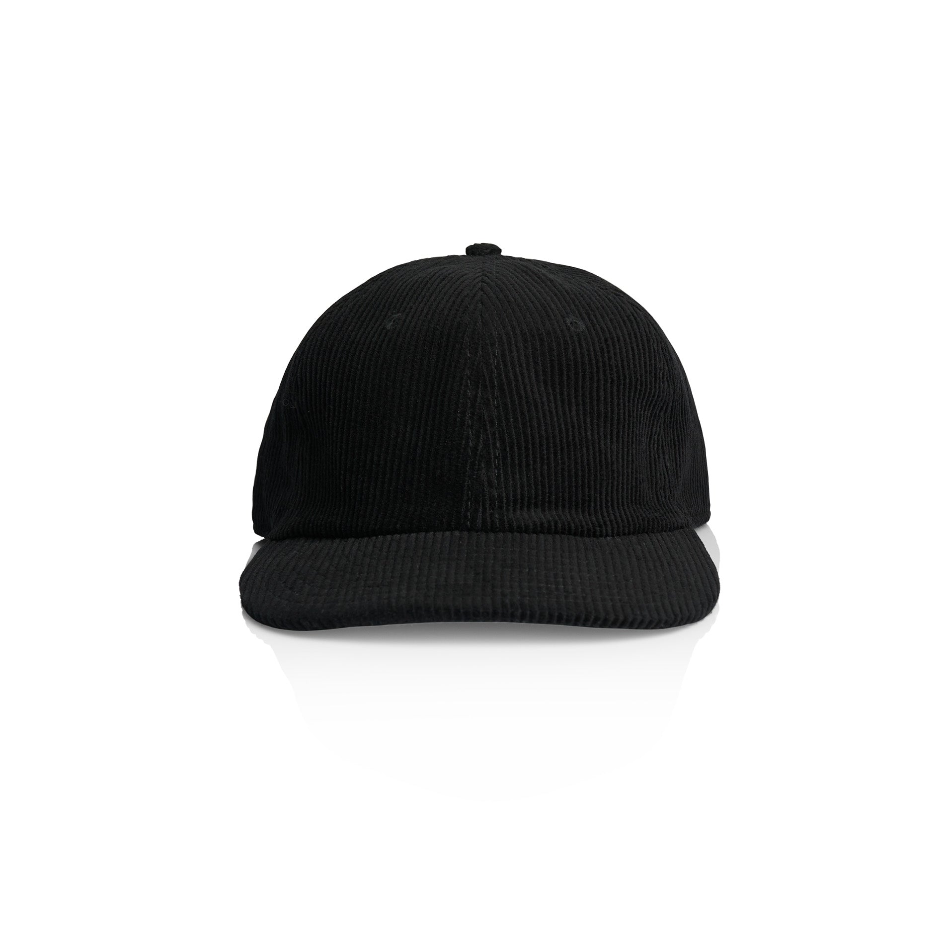 Ascolour Class Cord Cap 1152 Class Cord Cap Black Front Print Blanc 1 - Custom Printed - Print Blanc