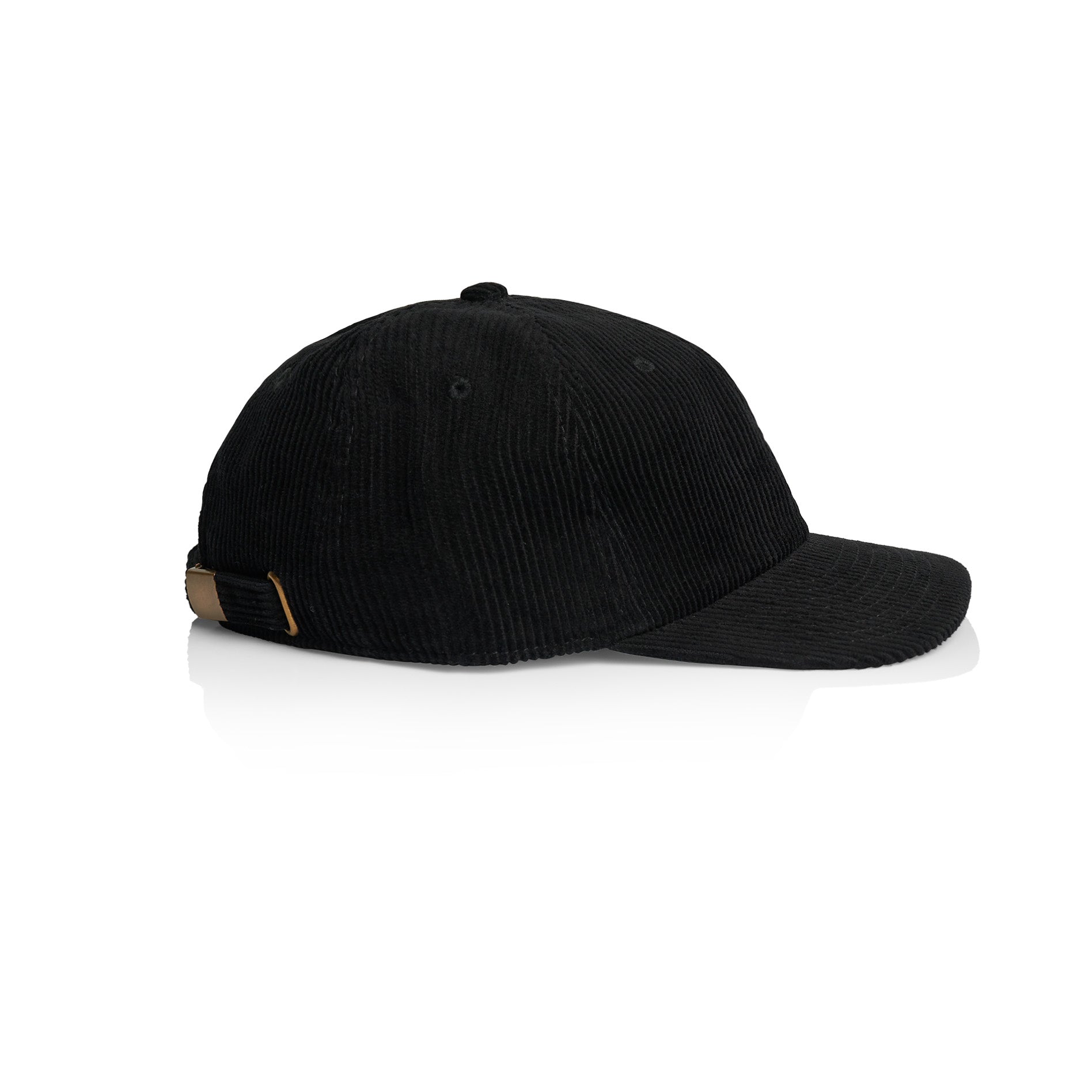 Ascolour Class Cord Cap 1152 Class Cord Cap Black Side - Custom Printed - Print Blanc