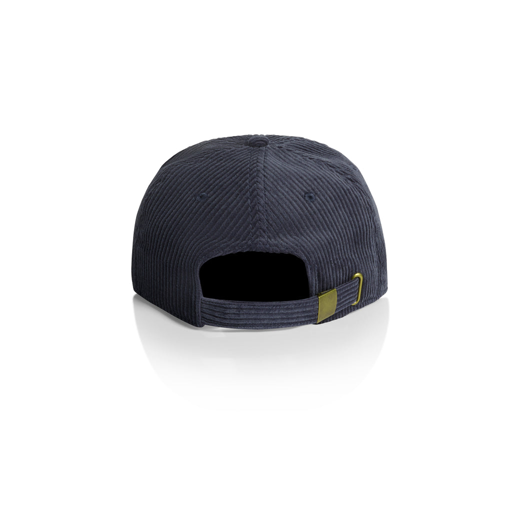 Ascolour Class Cord Cap 1152 Class Cord Cap Petrol Blue Back - Custom Printed - Print Blanc