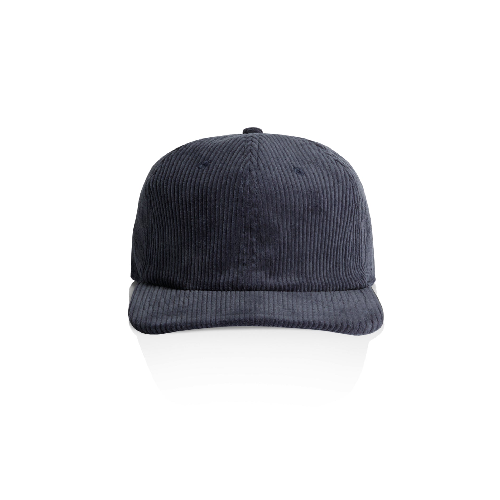 Ascolour Class Cord Cap 1152 Class Cord Cap Petrol Blue Front - Custom Printed - Print Blanc