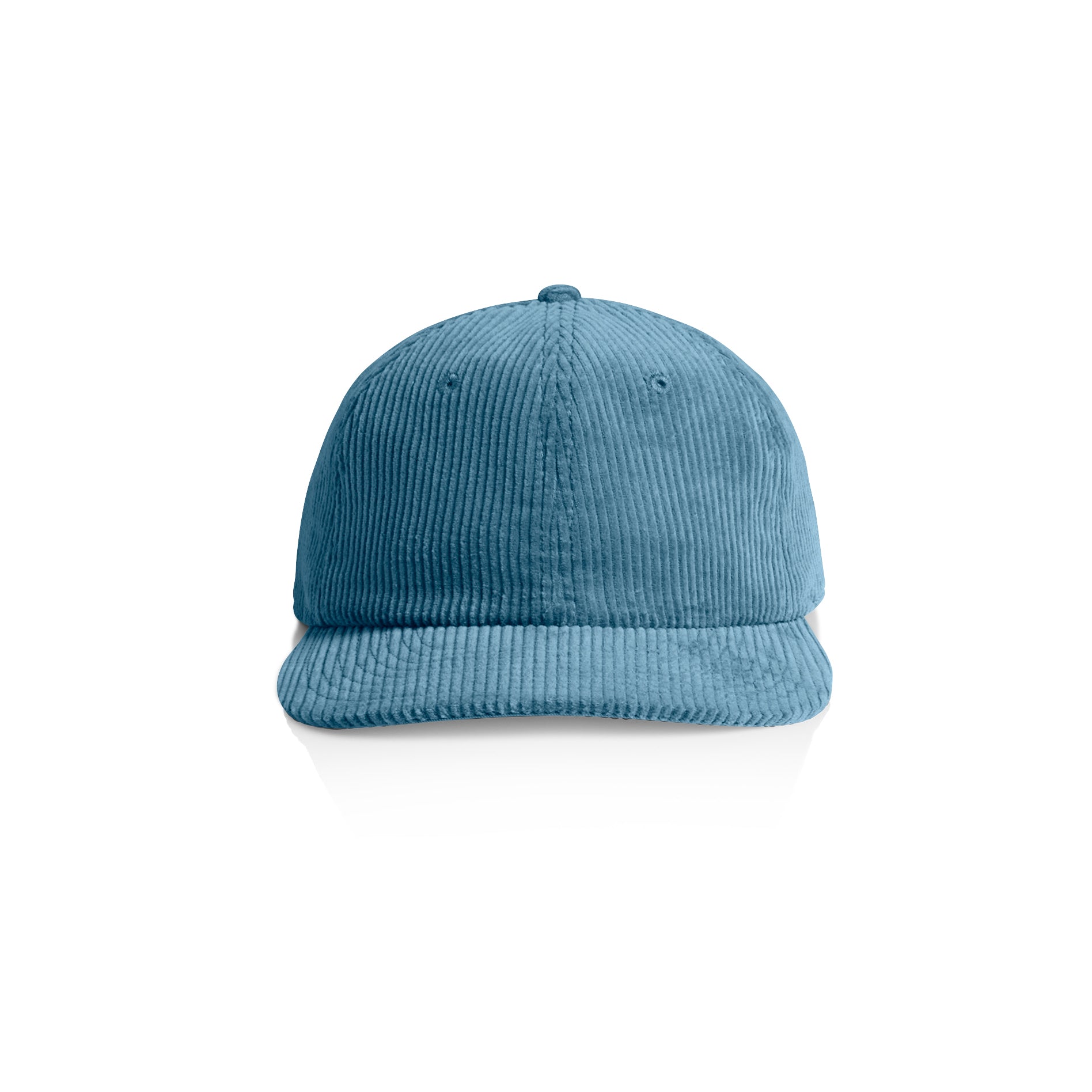 Ascolour Class Cord Cap 1152 Class Cord Cap Slate Blue Front - Custom Printed - Print Blanc