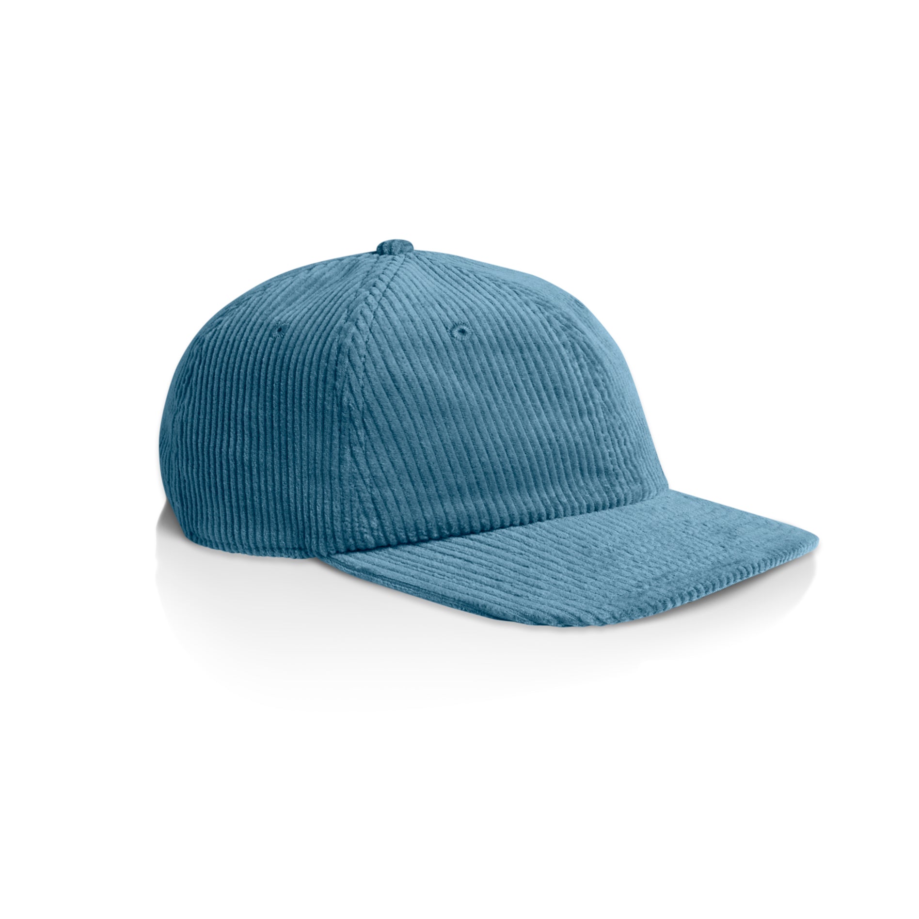 Ascolour Class Cord Cap 1152 Class Cord Cap Slate Blue Side - Custom Printed - Print Blanc
