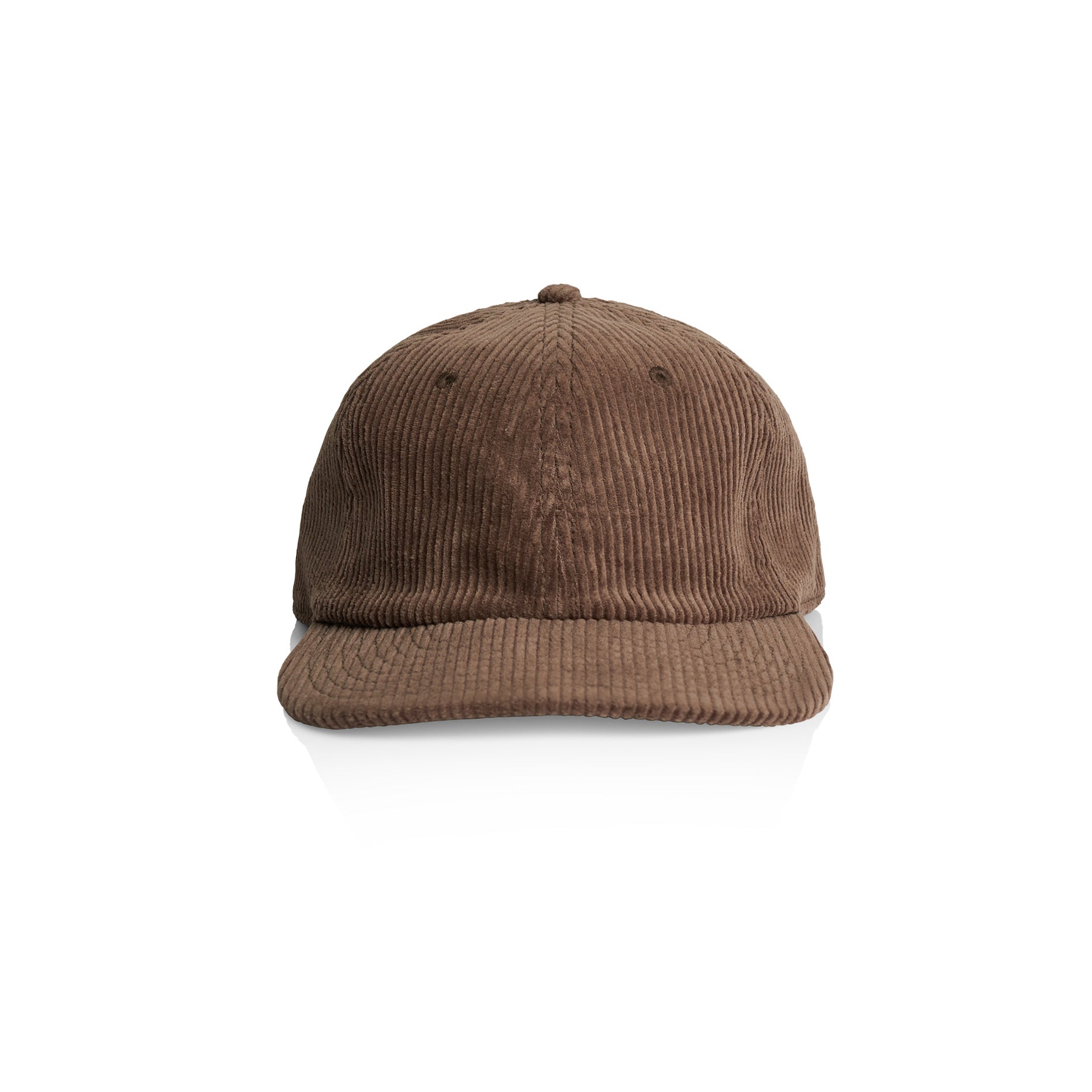 Ascolour Class Cord Cap 1152 Class Cord Cap Walnut Front Print Blanc 1 - Custom Printed - Print Blanc
