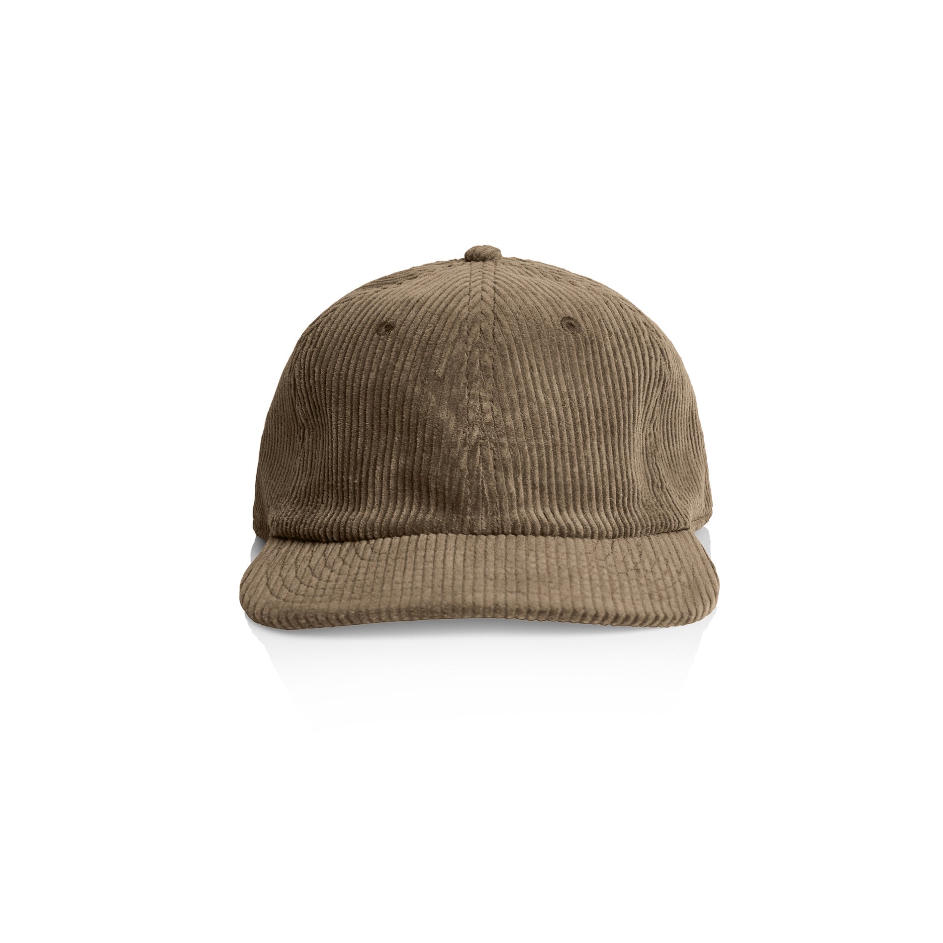 Ascolour Class Cord Cap 1152 Class Cord Cap Walnut Front - Custom Printed - Print Blanc
