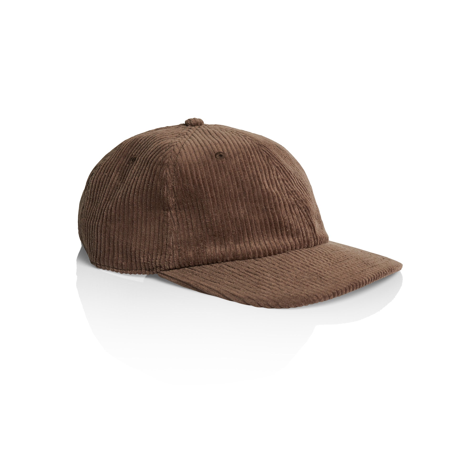 Ascolour Class Cord Cap 1152 Class Cord Cap Walnut Front - Custom Printed - Print Blanc