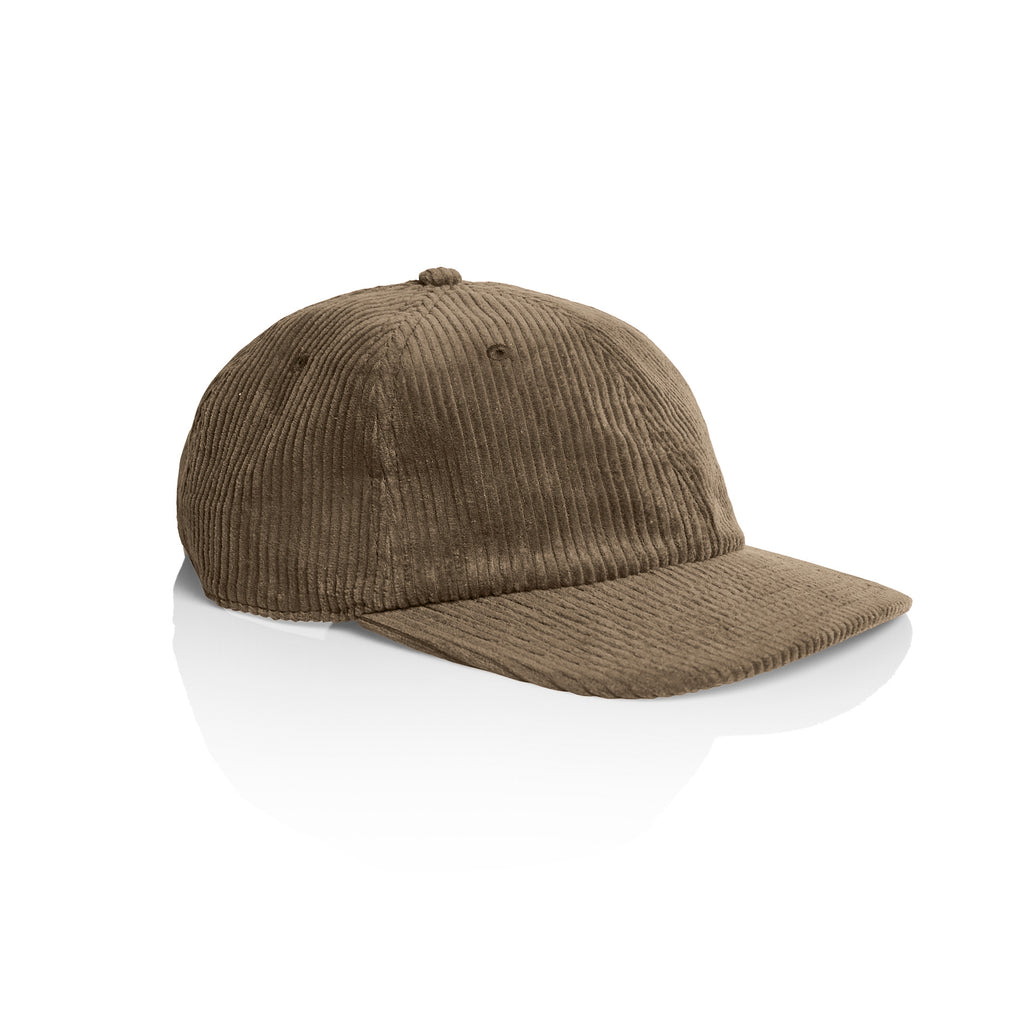 Ascolour Class Cord Cap 1152 Class Cord Cap Walnut Side - Custom Printed - Print Blanc