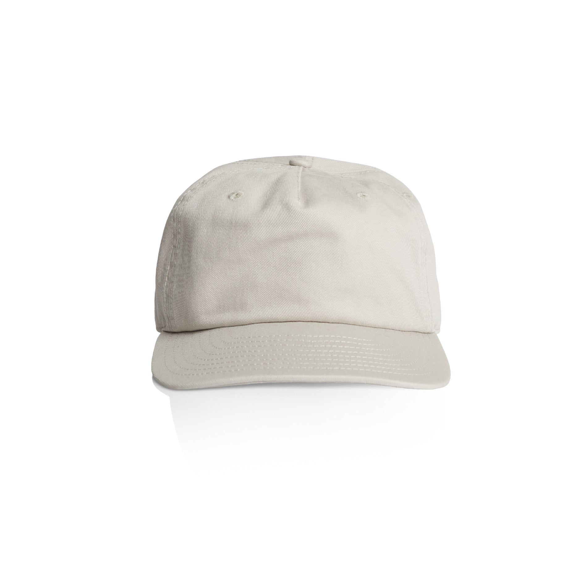 Ascolour Class Five Panel Cap 1153 Class Five Panel Cap Bone Front Print Blanc 1 - Custom Printed - Print Blanc
