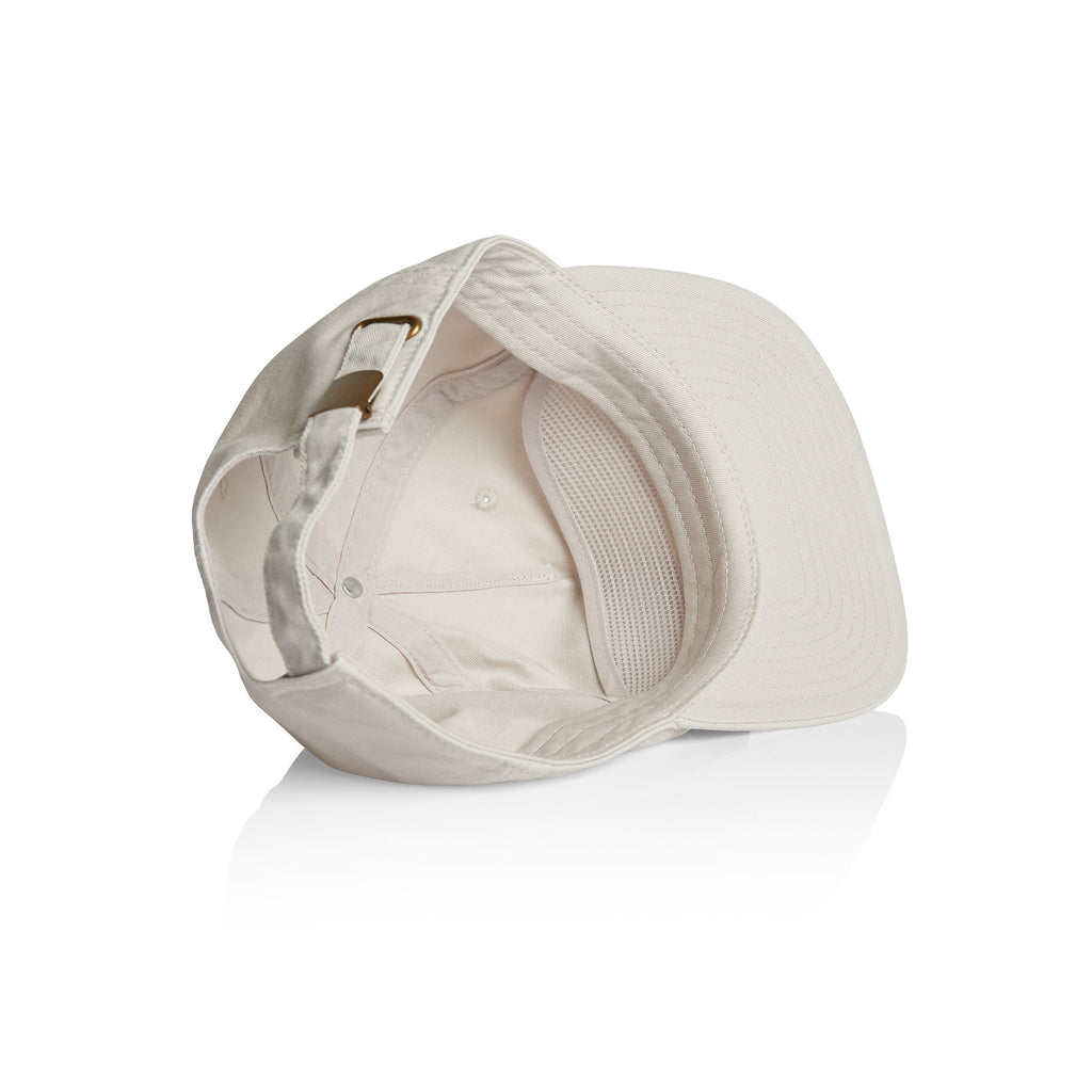Ascolour Class Five Panel Cap 1153 Class Five Panel Cap Bone Inside Side - Custom Printed - Print Blanc