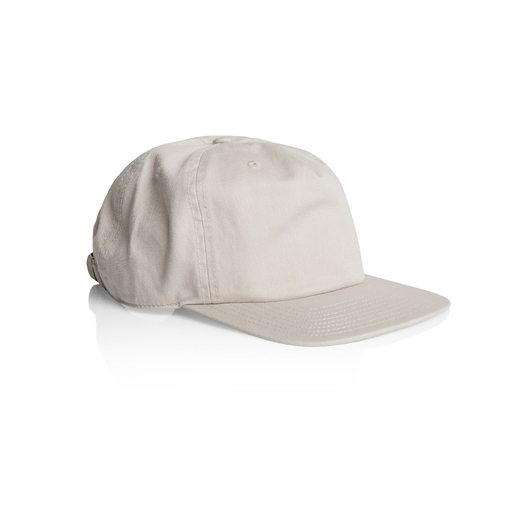 Ascolour Class Five Panel Cap 1153 Class Five Panel Cap Bone Side - Custom Printed - Print Blanc
