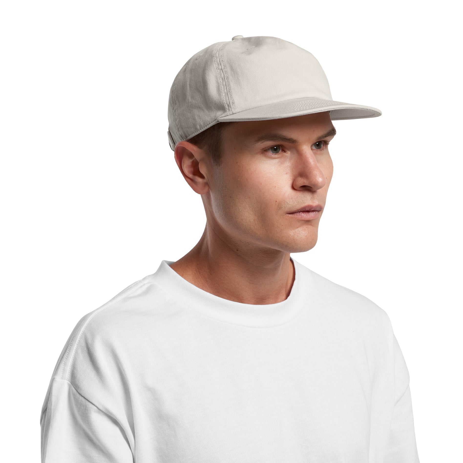 Ascolour Class Five Panel Cap 1153 Class Five Panel Cap Front - Custom Printed - Print Blanc