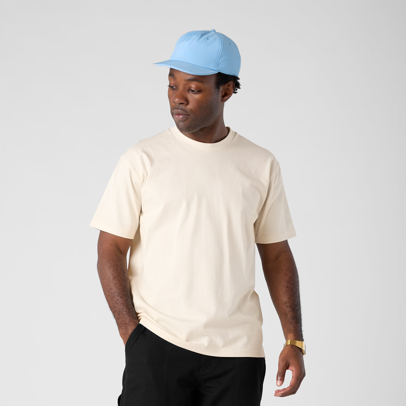 Ascolour Class Performance Cap 1155 5079 Mens Front - Custom Printed - Print Blanc
