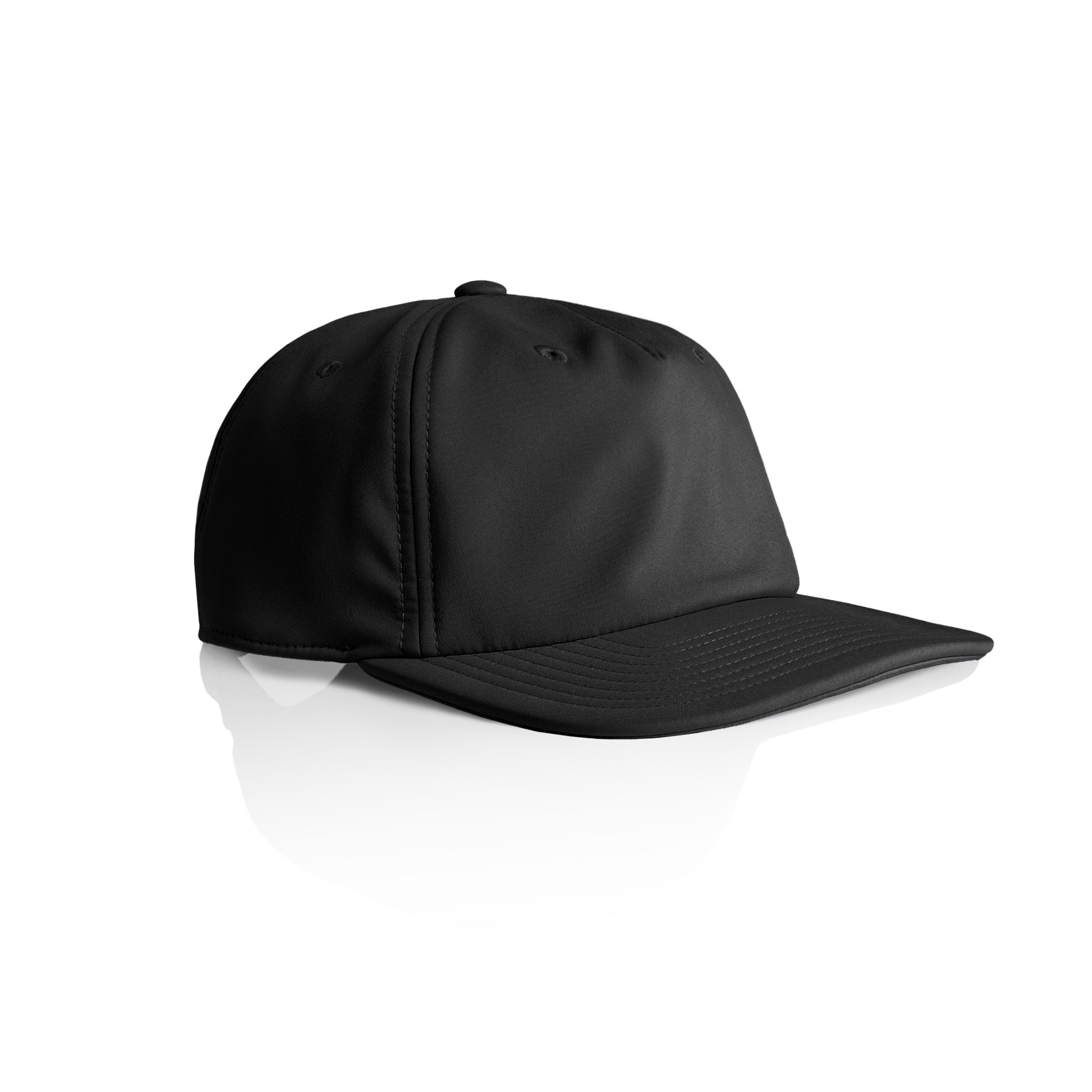 Ascolour Class Performance Cap 1155 Class Performance Cap Black Side - Custom Printed - Print Blanc