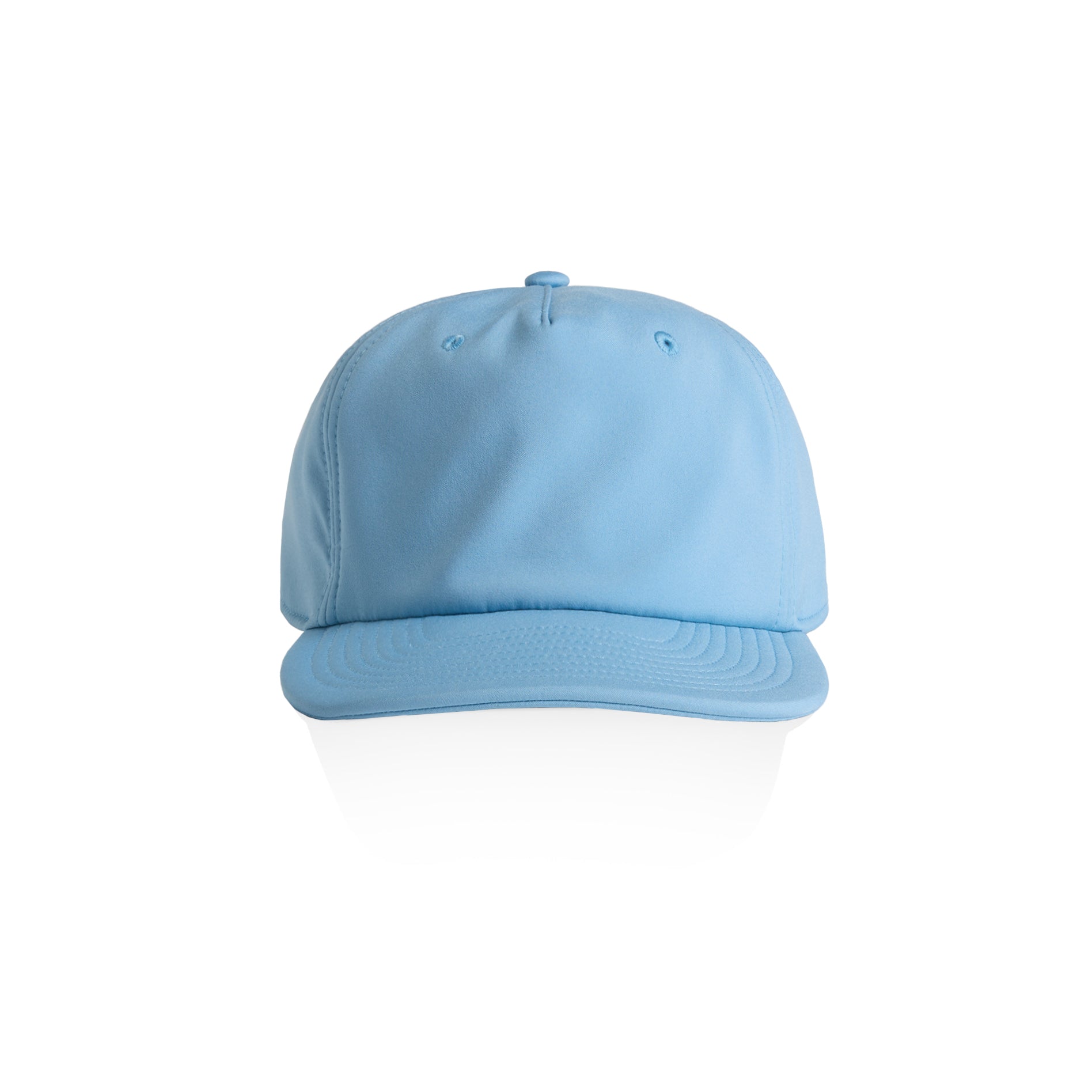 Ascolour Class Performance Cap 1155 Class Performance Cap Carolina Blue Front - Custom Printed - Print Blanc