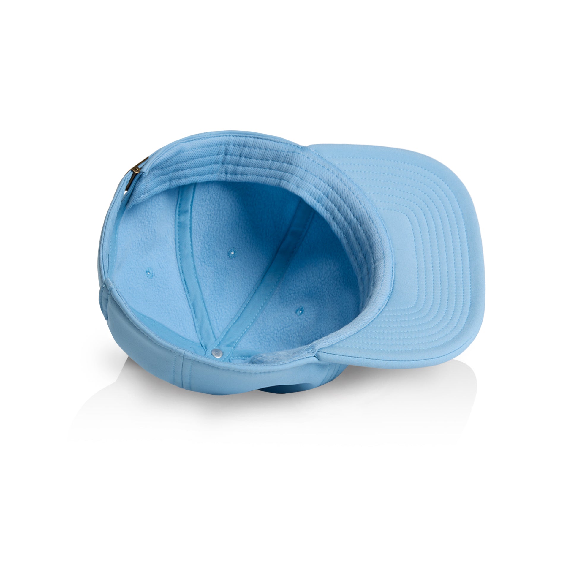 Ascolour Class Performance Cap 1155 Class Performance Cap Carolina Blue Inside Side - Custom Printed - Print Blanc