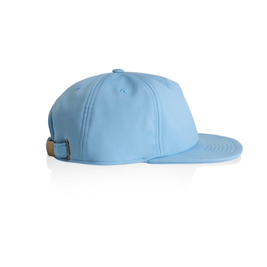 Ascolour Class Performance Cap 1155 Class Performance Cap Carolina Blue Side - Custom Printed - Print Blanc