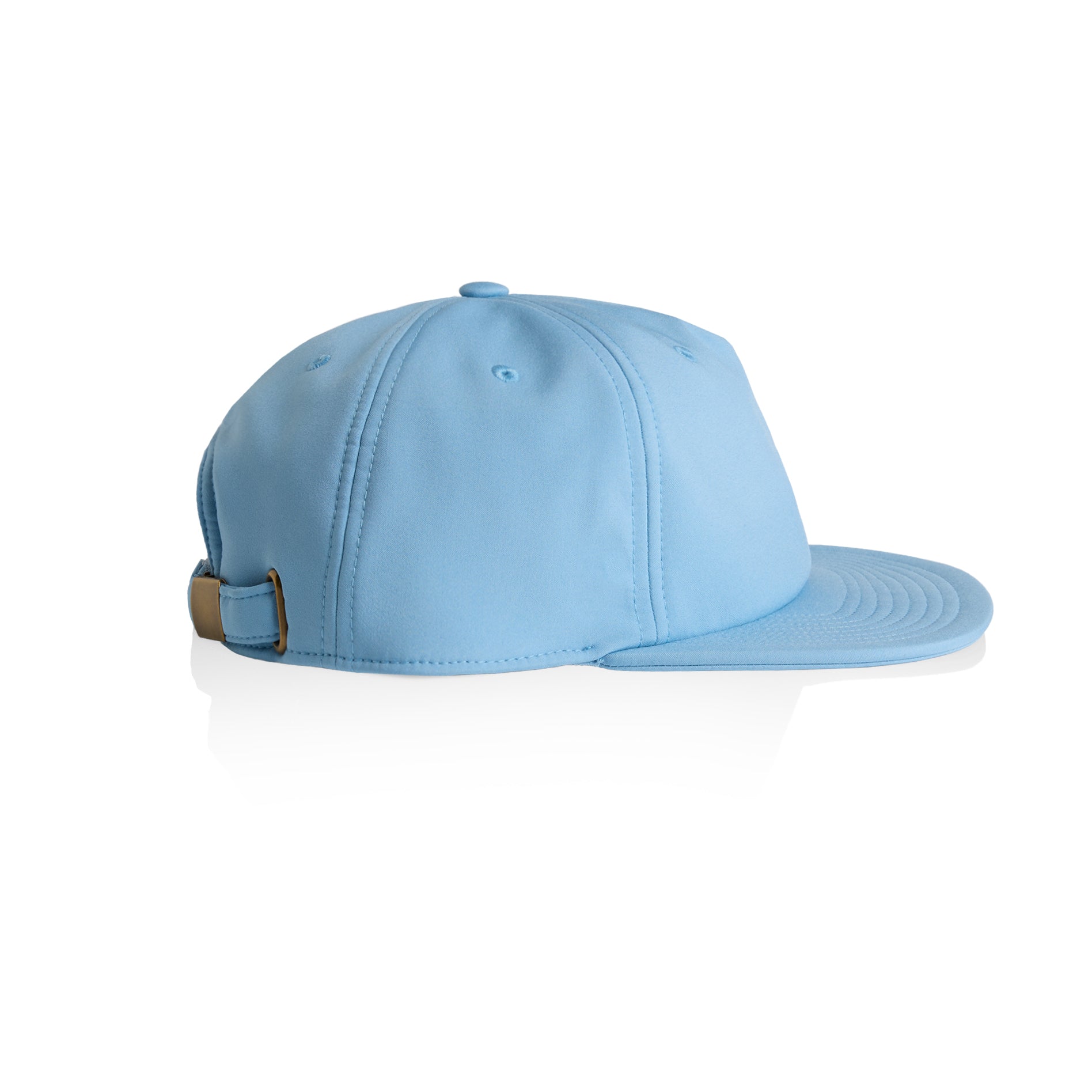 Ascolour Class Performance Cap 1155 Class Performance Cap Carolina Blue Side - Custom Printed - Print Blanc