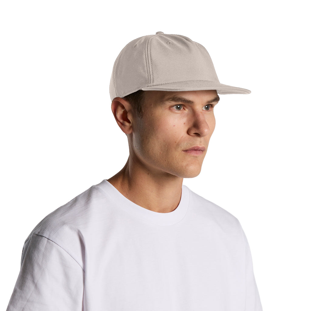 Ascolour Class Performance Cap 1155 Class Performance Cap Main Bone Front - Custom Printed - Print Blanc