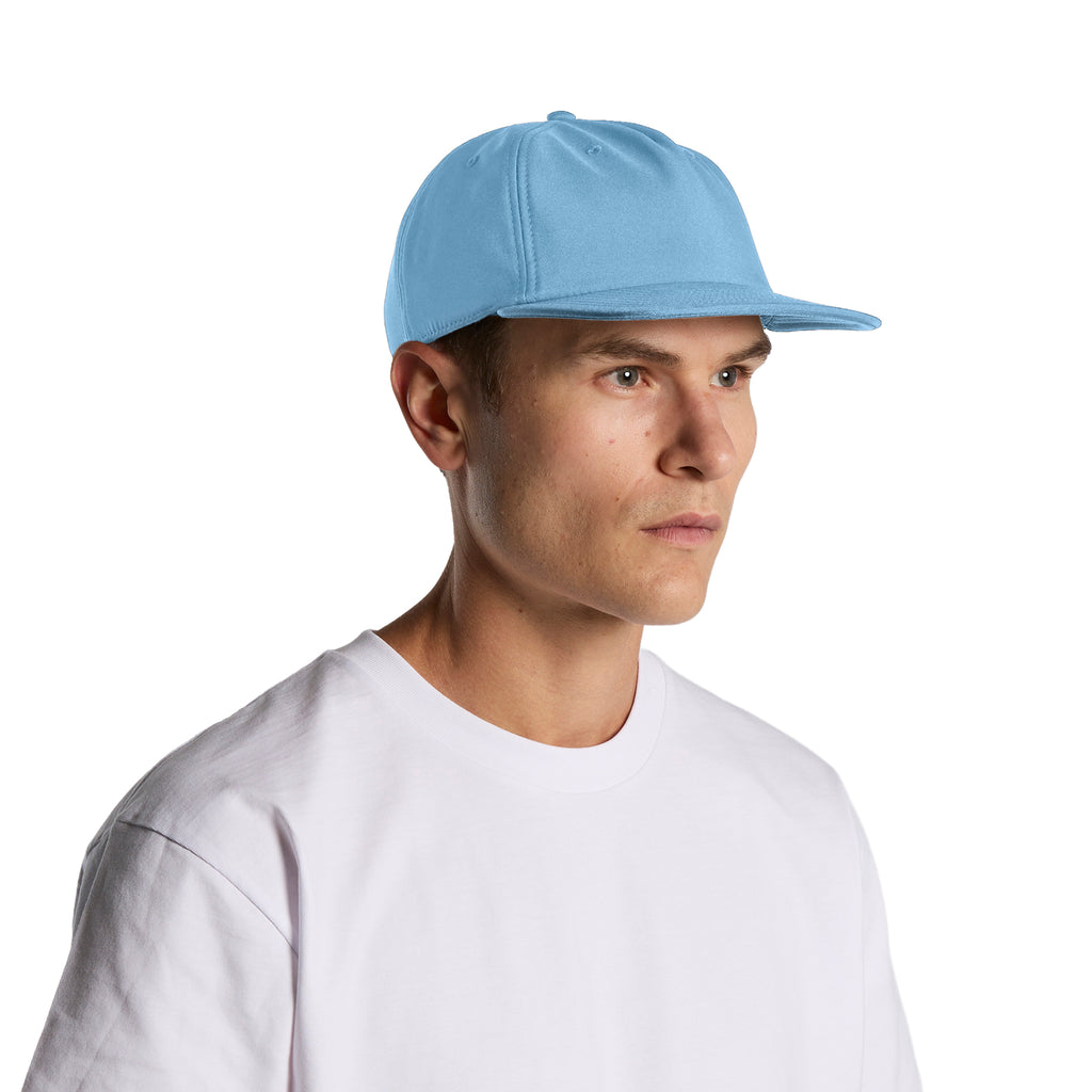 Ascolour Class Performance Cap 1155 Class Performance Cap Main Carolina Blue Front - Custom Printed - Print Blanc