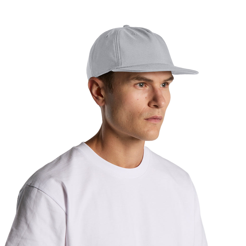 Ascolour Class Performance Cap 1155 Class Performance Cap Main Smoke Front - Custom Printed - Print Blanc