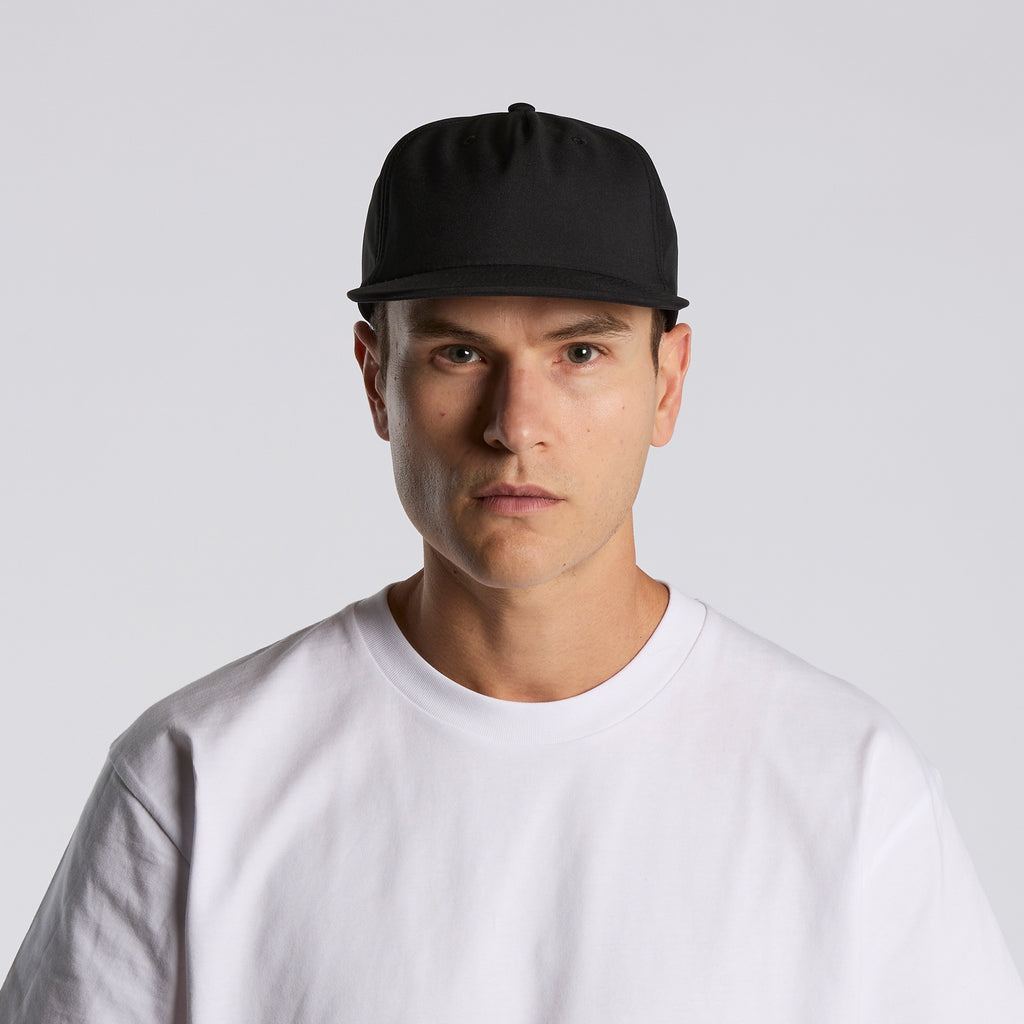 Ascolour Class Performance Cap 1155 Class Performance Cap Turn Front - Custom Printed - Print Blanc