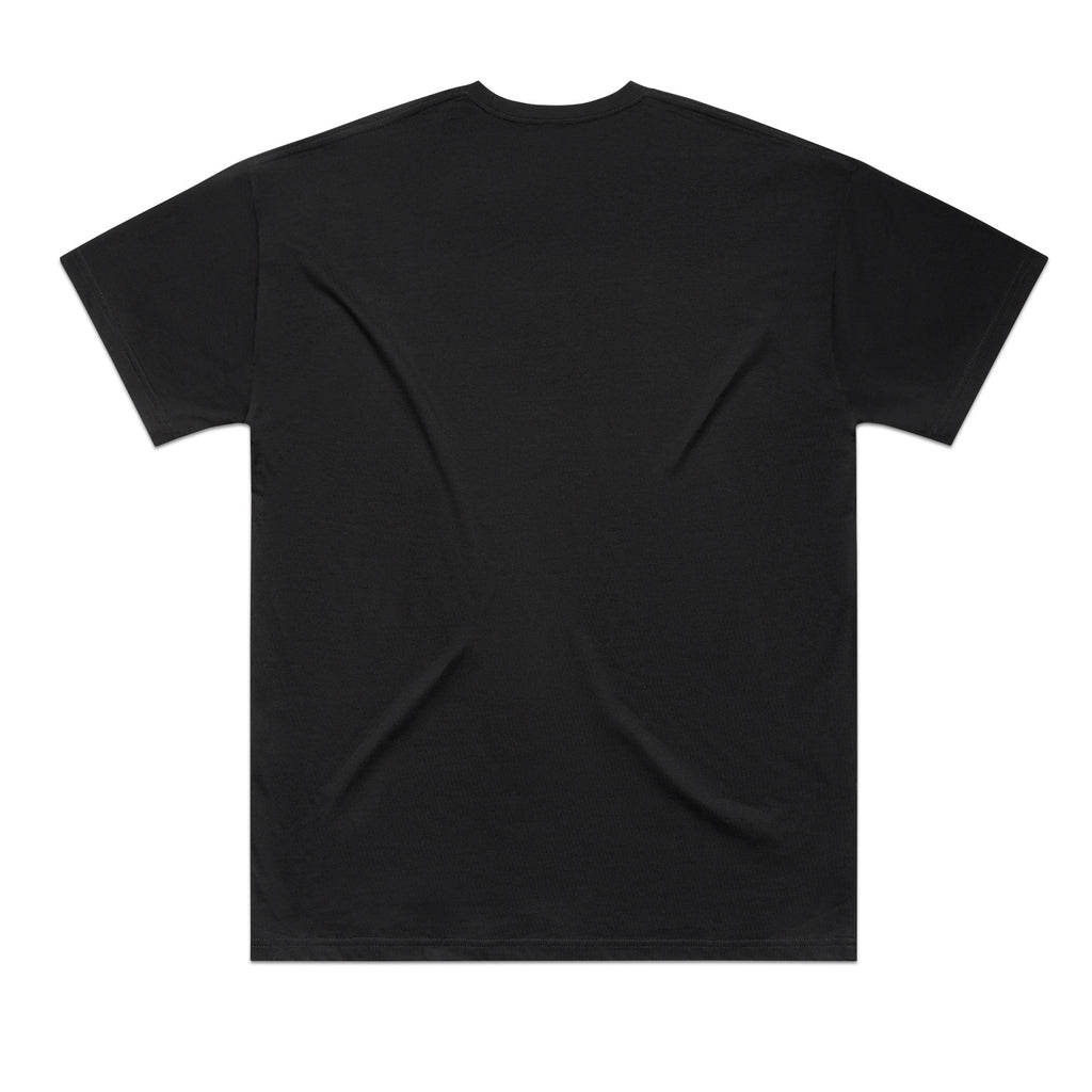 AS Colour Classic Oversized Tee 5069 - Black Back - Custom Printed - Print Blanc