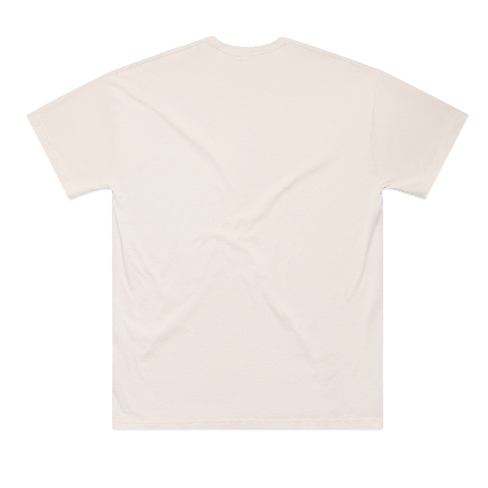 AS Colour Classic Oversized Tee 5069 - Bone Back - Custom Printed - Print Blanc