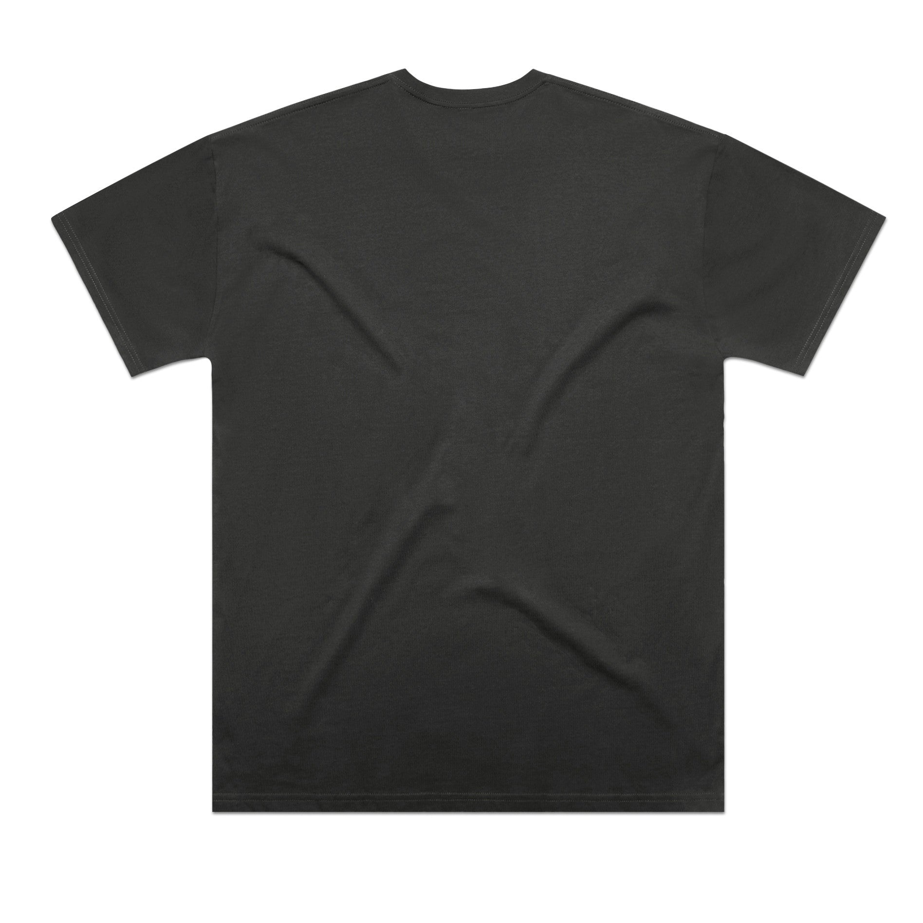 AS Colour Classic Oversized Tee 5069 - Coal Back - Custom Printed - Print Blanc